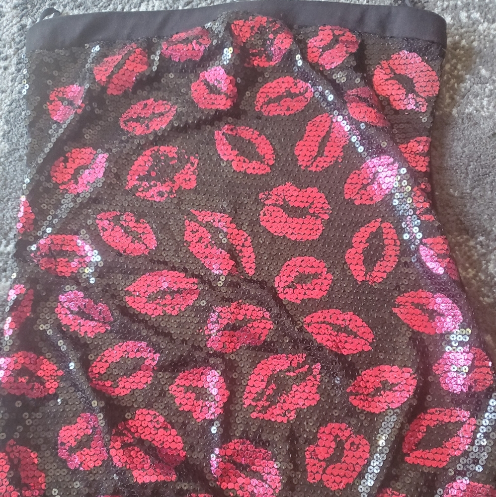 Sequined Kisses Halter Top